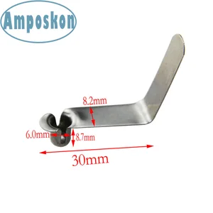 50 шт., пружинные зажимы для палатки, 5 мм, 6 мм, 8 мм
