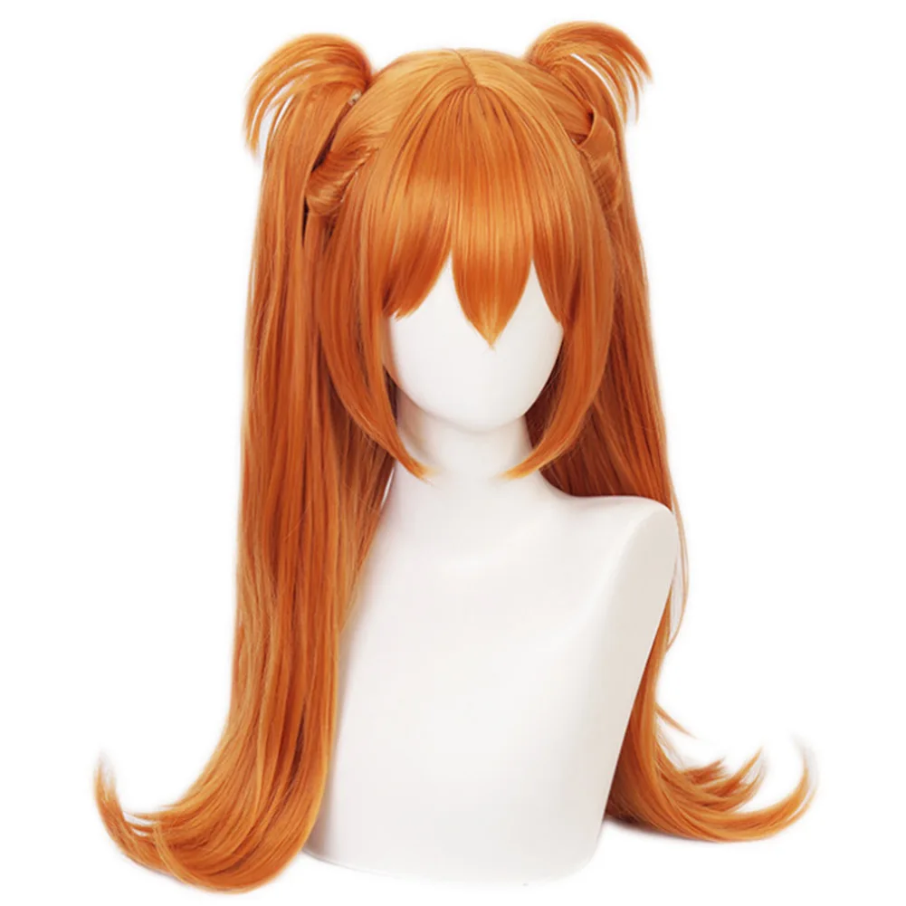 

Asuka Langley Soryu Cosplay Wig Heat Resistant Synthetic Hair Carnival Halloween Party Props