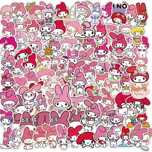 103050100pcs cartoon image melody graffiti waterproof skateboard travel suitcase phone laptop luggage stickers kids girl toys free global shipping