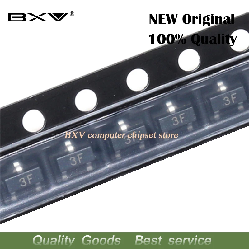 100 шт. BC857B SOT23 BC857 SOT SMD SOT-23 3F транзистор новый и оригинальный | Электронные