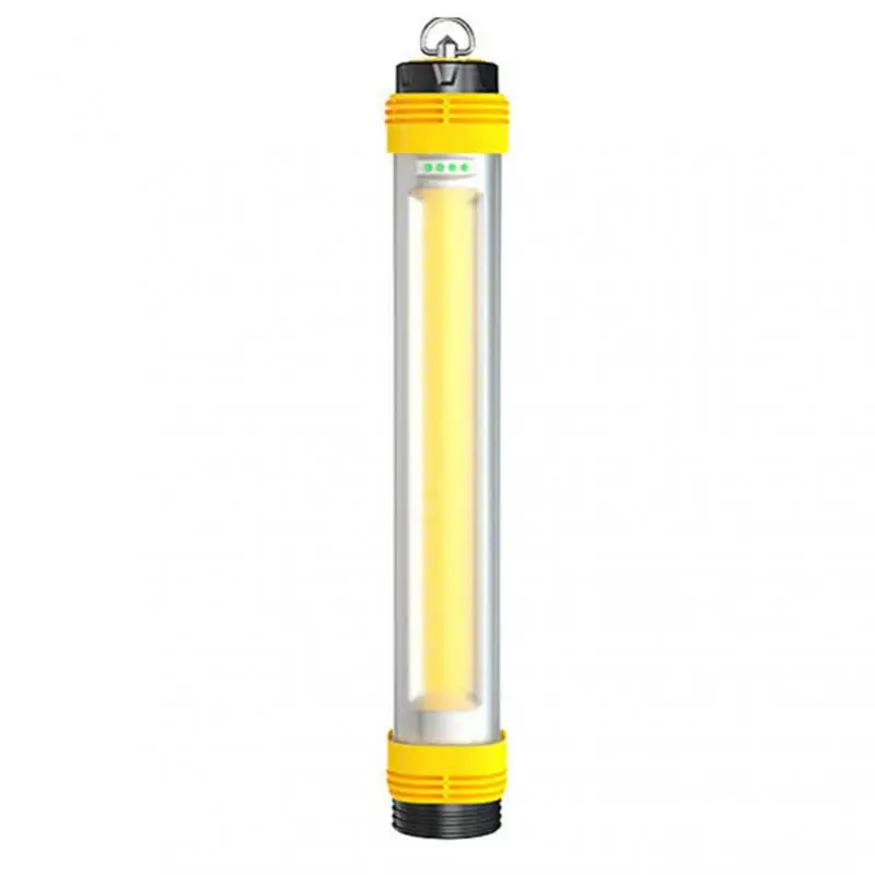 

Outdoor COB LED camping light, rechargeable flashlight with alarm