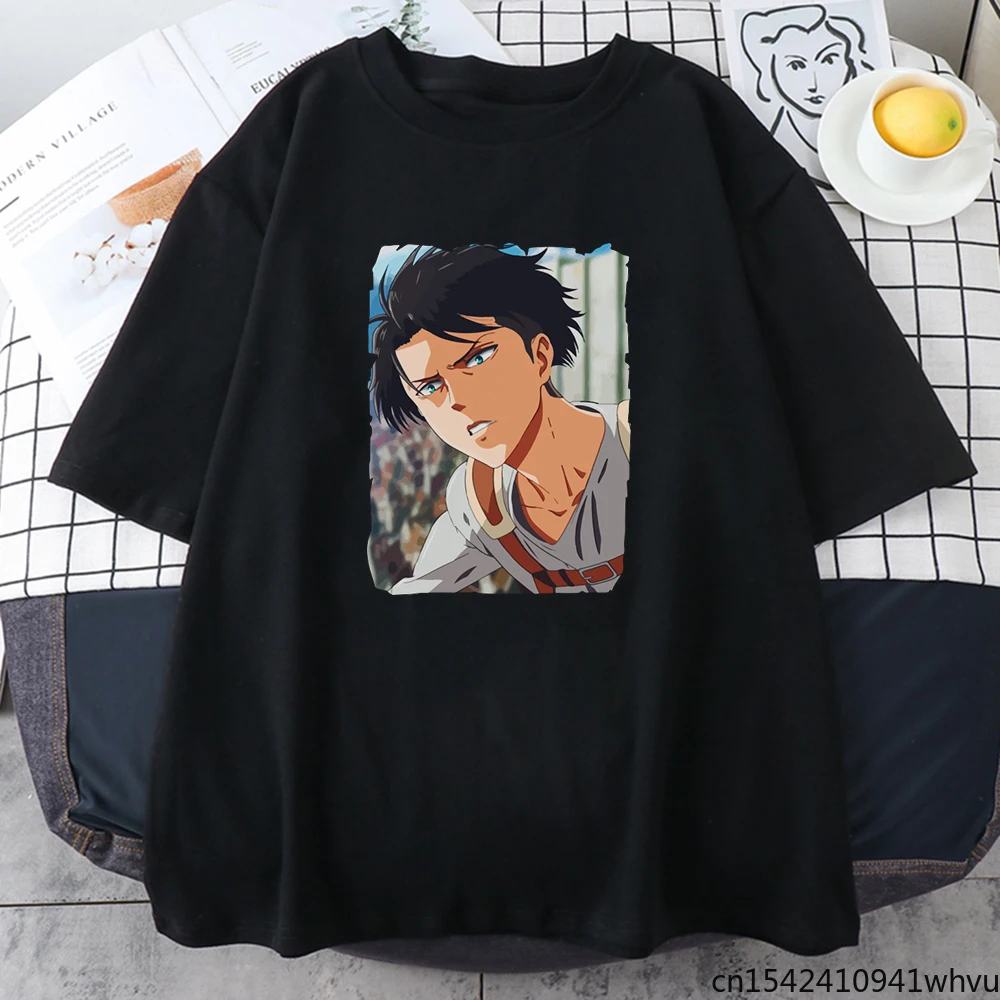 

Anime Printing T-Shirts Woman Funny Traveling Aesthetic Comfortable Short Sleeve Retro O-Neck