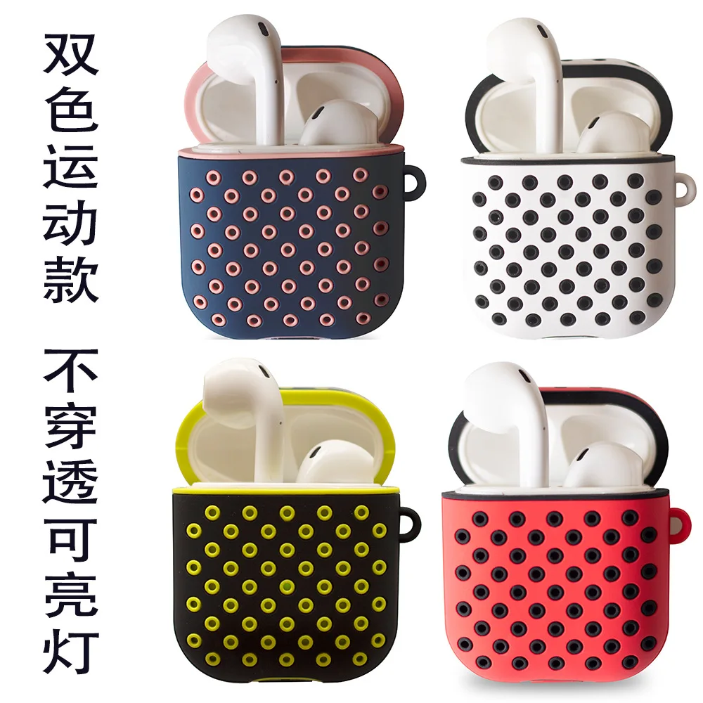 

Cover for Airpods Pro 2 1 Case Silicone Air Pods Earphone Protector for Airpod2 Acessories cover with Airpods Case Random color