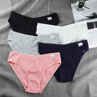 1 piece plus size s 4xl underwear women cotten panties ladies pink girls briefs mid rise sexy lingerie femme wholesale lots bulk