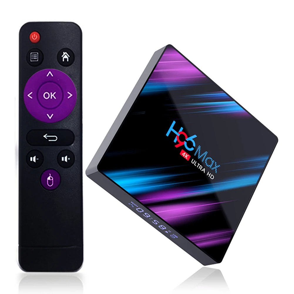 

Android 10.0 TV Box RK3318 Quad-Core WiFi BT 4K Set Top Box (2GB+16GB EU)