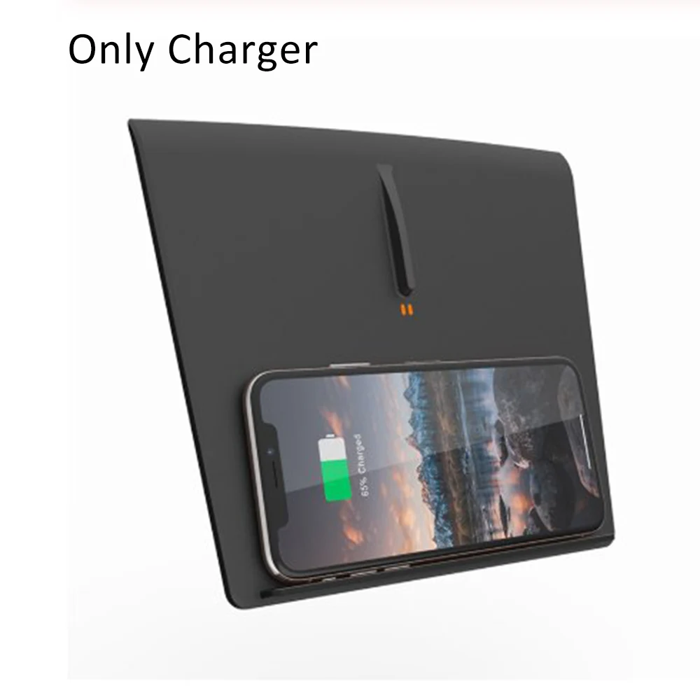 Автомобильное беспроводное зарядное устройство Qi 10 Вт зажим для быстрой зарядки