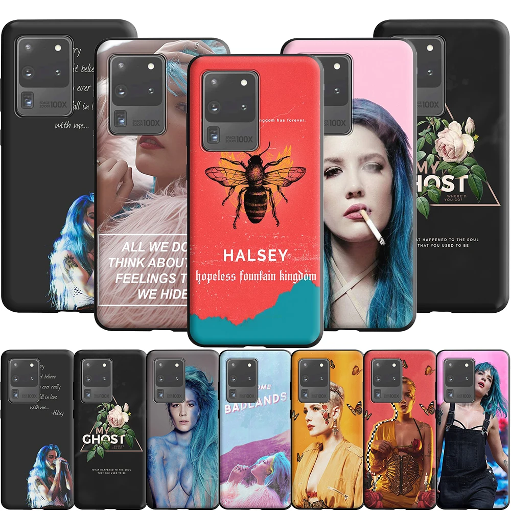 Силиконовый чехол Halsey для Samsung Galaxy Note 20 10 9 8 S20 Fe S10 S10E S9 S8 Plus Ultra Lite S7 Edge|Бамперы| |