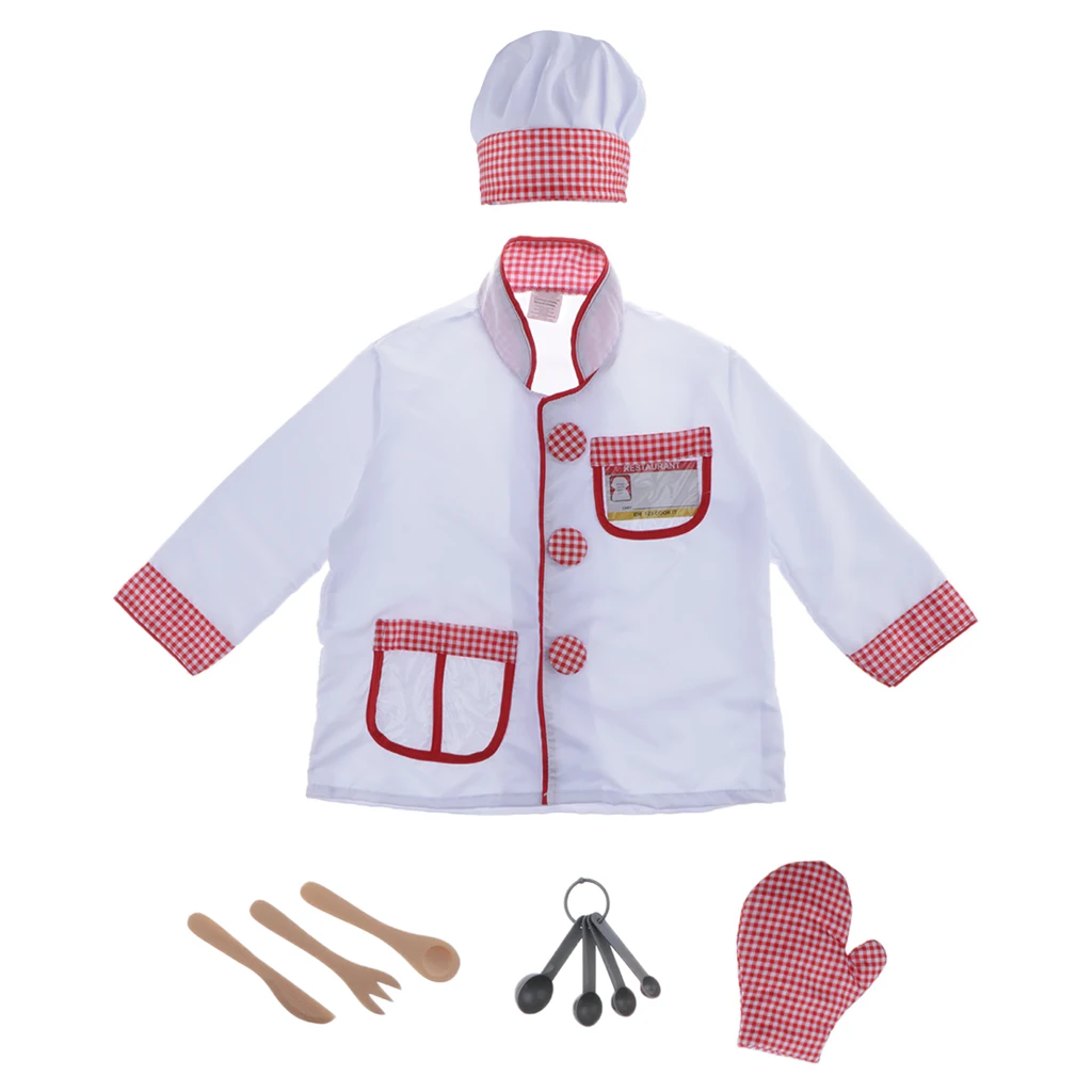 Детский костюм шеф-повара на Хэллоуин одежда для приготовления пищи и выпечки |