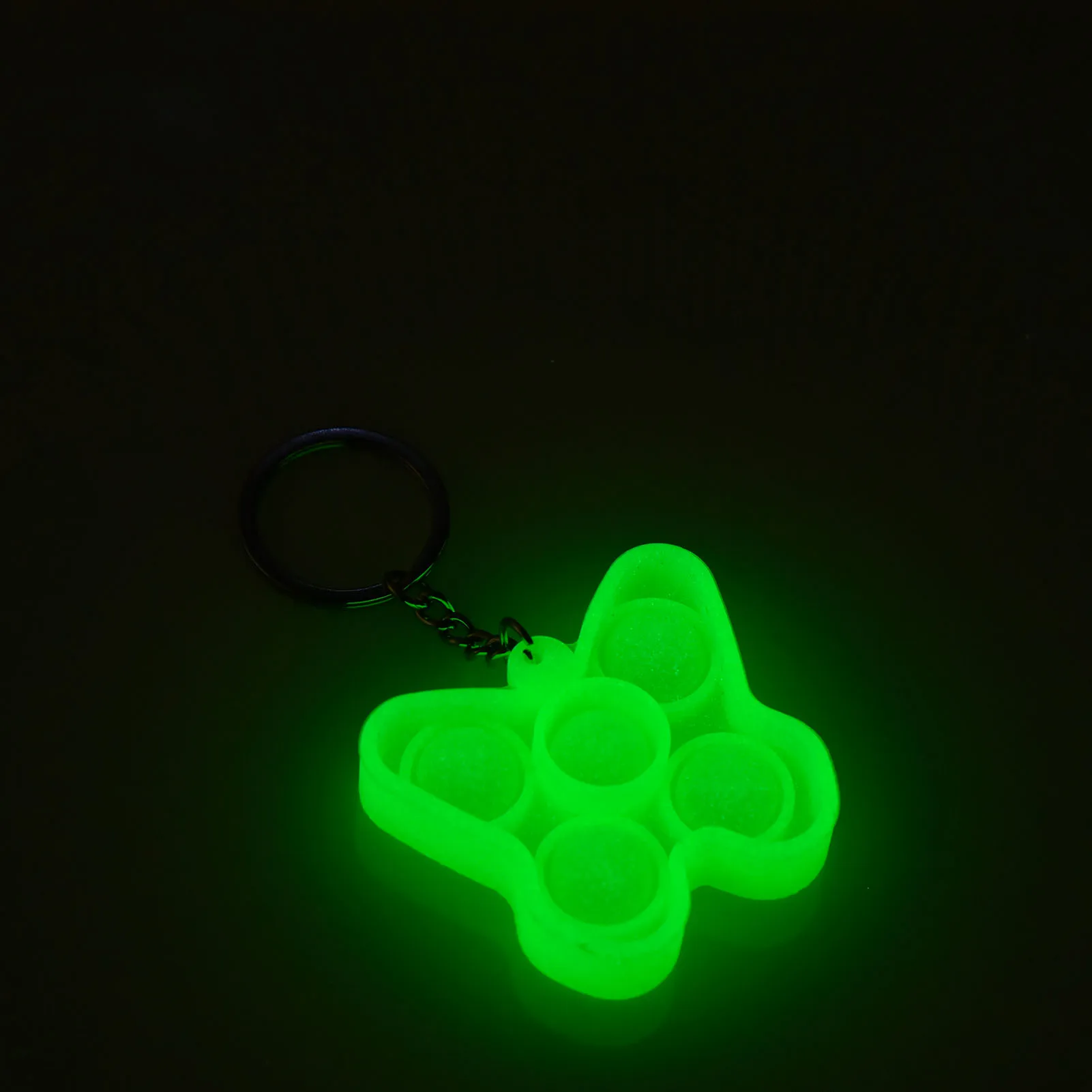 

Luminous Fidget Toys Keychain Simple Dimple Stress Antistress Reliever Autism Needs Anti-stress Rainbow Toys
