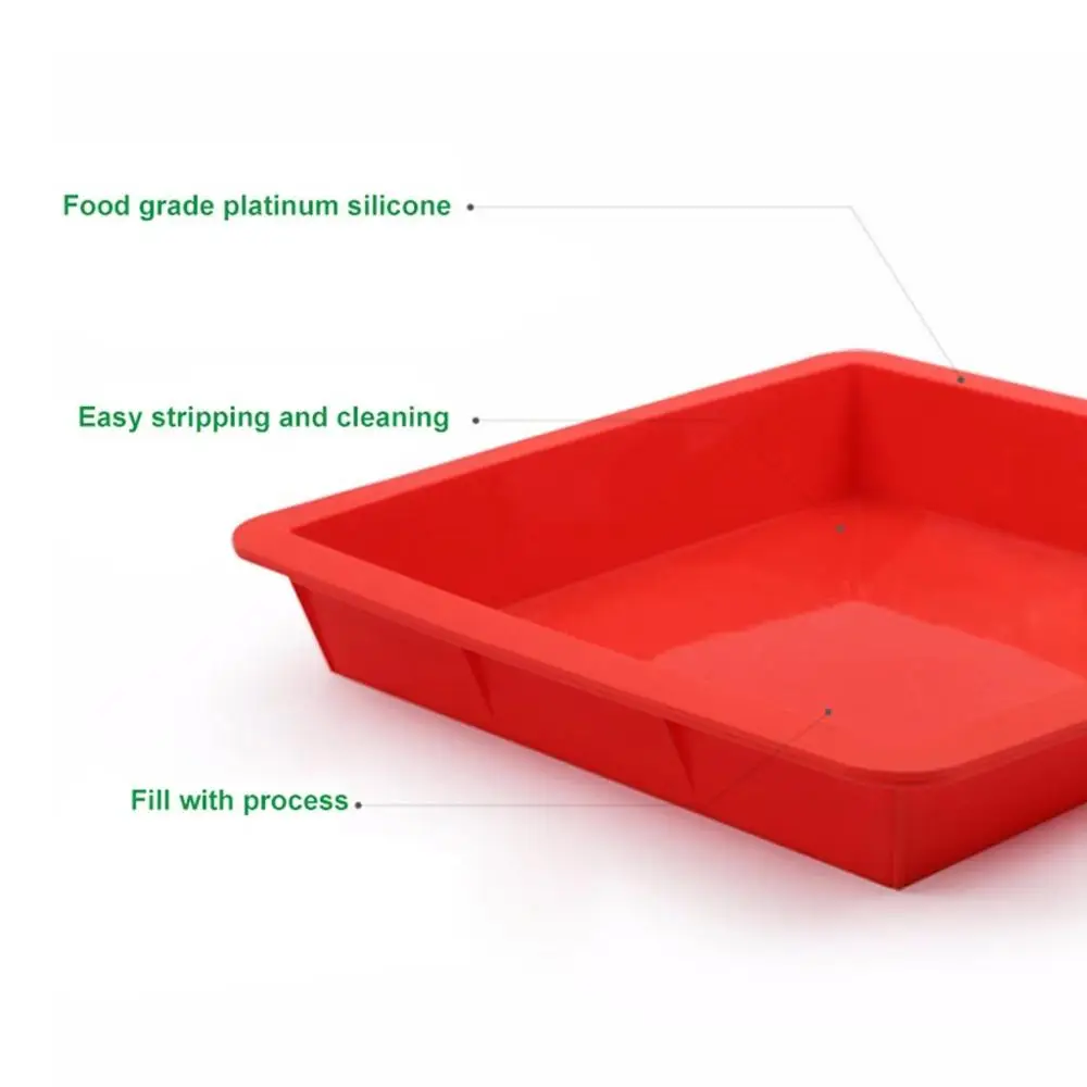 200g квадратной формы для выпечки тортов силиконовая форма лазанья торта Форма