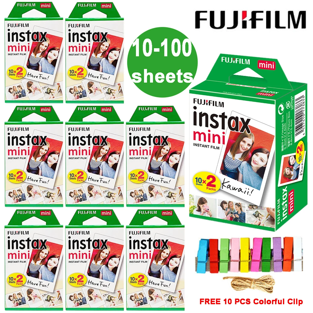 Фотобумага Fuji Fujifilm Instax Mini 9 для камеры LiPlay Link Polaroid Instant 11 8 7s 25 50s 90|Фотоплёнка| |