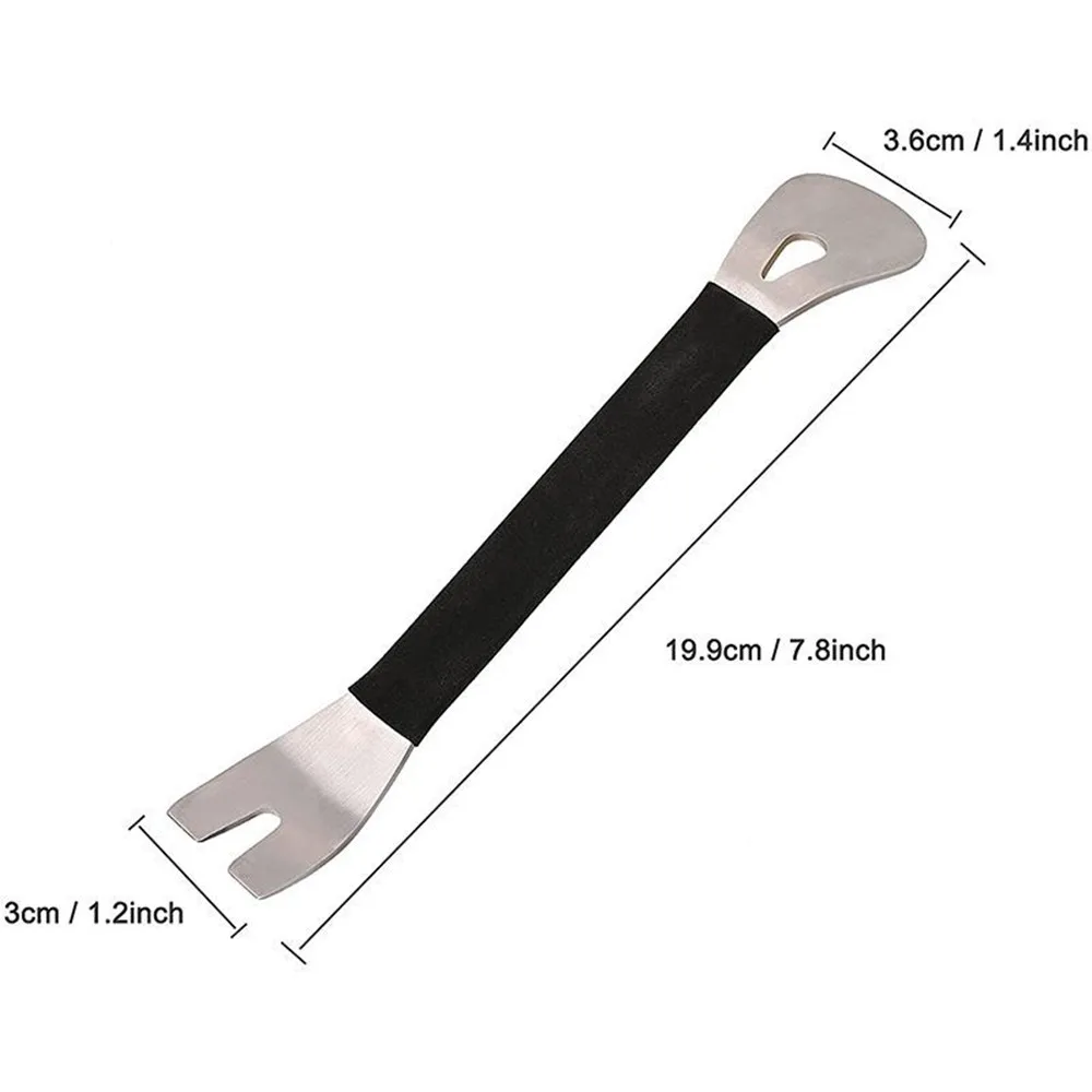 

1PC Car Trim Removal Hand Tool Interior Auto Panel Lift Disassembly Pry Puller Audio Opening Metal Spudger Repair Screwdriver