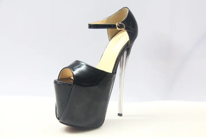 

2021 summer new hollow ultra-high thin heel sexy nightclub table fish mouth women's sandals large size 34-43