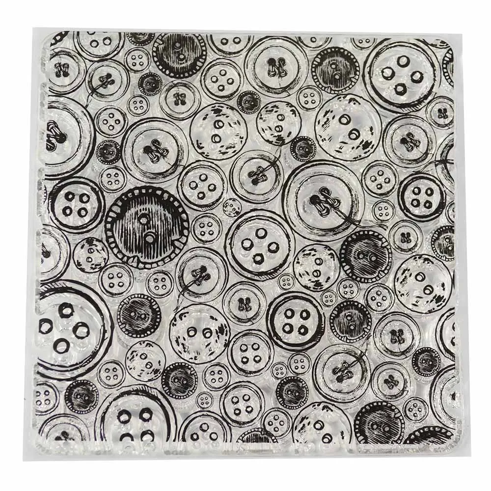 Виды пуговиц прозрачный штамп для сделай сам Скрапбукинг/изготовление