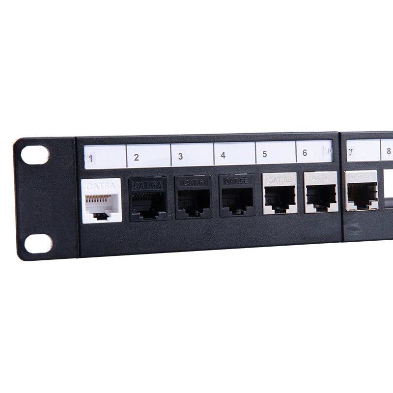 RJ45 Cat5e Cat 6 6A адаптер для трапецеидального искажения женский встроенный