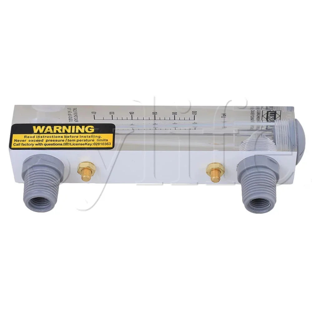 Пластик SS304 10 100LPH Тип панели жидкости расходомера воды для измерения расхода метр