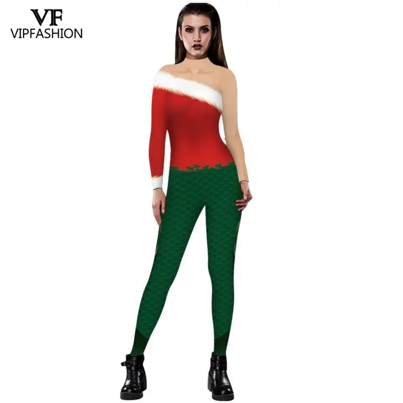 Женский комбинезон для новогодней вечеринки с эластичным поясом | Тематическая