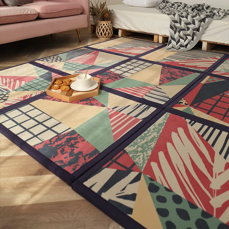 Cordial Shining Household Home Textiles Carpet 2CM Puzzle 3Pcs Soft Non-slip Nap Rug for Living Room | Дом и сад