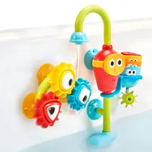 Young Cheetos yookidoo Bigeye водное колесо ведущий Электрический Душ вода выплескивание играть с водой детская Ванная комната Ванна игрушка