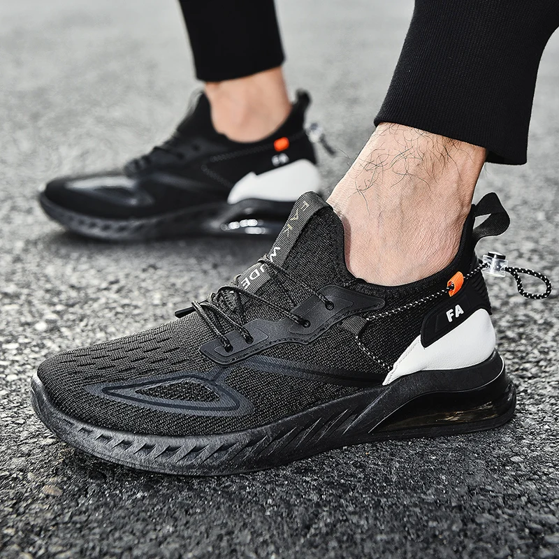 

Increase Running Shoes New Flying Mesh Man Sports Casual Shoes High Quality Design Breathable Outdoor Walk Man's Sneakers