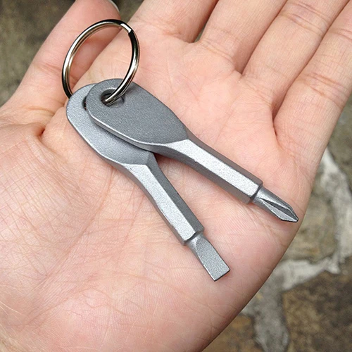 Набор отверток нержавеющий брелок &quot 2 ключа|Уличные инструменты| |