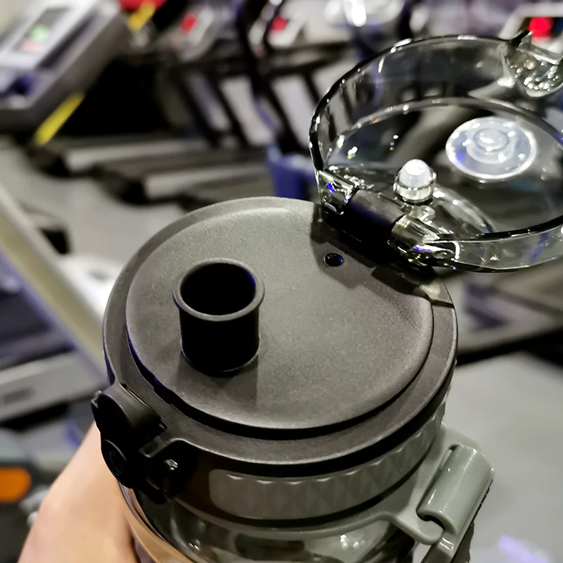 

Portable Outdoor Sport Water Bottle Gym Anti-fall Leak-proof Large Capacity Fitness Kettle Tritan Plastic Drink Bottle BPA Fr L1