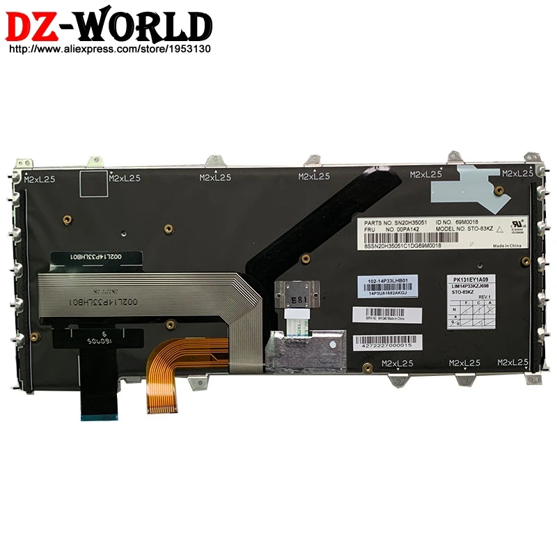 Russian and Kazakh Backlit Keyboard Laptop Backlight for Lenovo Thinkpad New Original Yoga 260 00PA147 00PA229 00PA142 | Компьютеры и