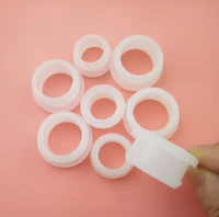 10pcs 2mm 30mm transparent silicone rubber snap on grommet hole plugs bung cable wiring protect bush