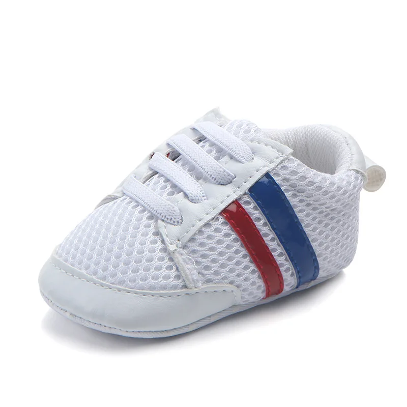 

Toddler First walkers Baby Boys Girls Sneaker Soft-Sole Crib Breathable Non-Slip Newborn Mesh Casual Shoes