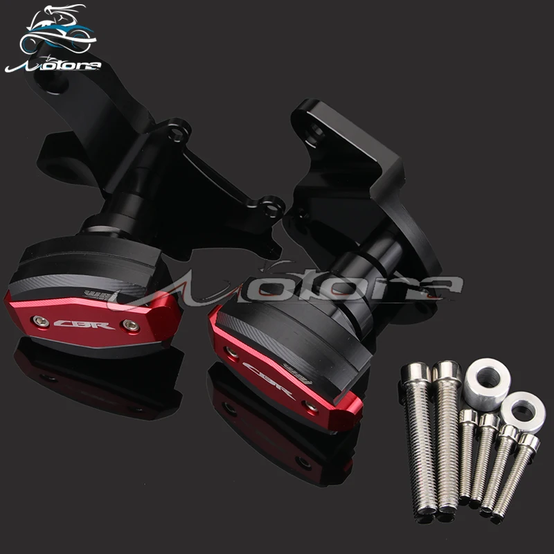 Motorcycle CNC Crash Pad Frame Slider Protection Guard For CBR500 R CBR500R CBR 500R 2013 2014 2015 13 14 15 | Автомобили и
