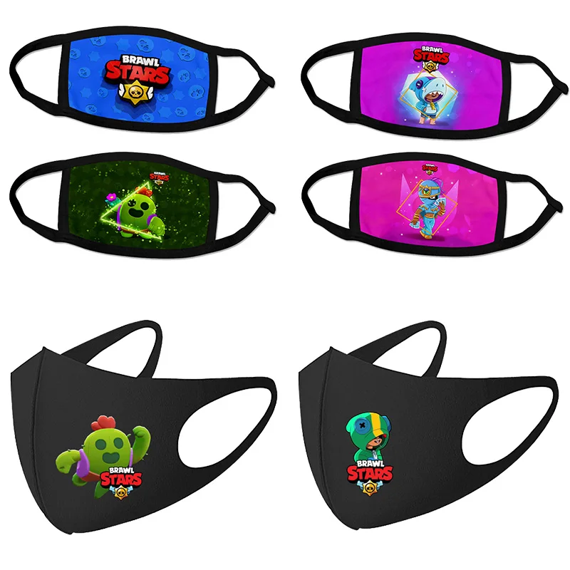 Новая популярная маска для лица с героями мультфильмов Пыленепроницаемая Спайк