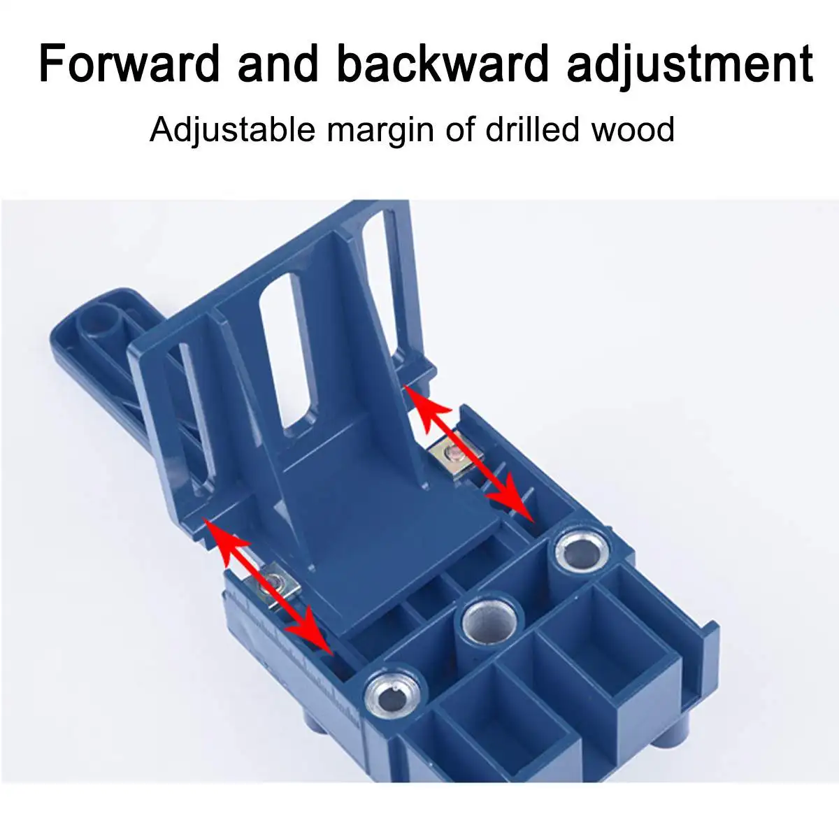 

Woodworking Dowel Jig fits 6 8 10mm Drill Bits Pocket Wood Drilling Hole Jig Handheld Drill Guide