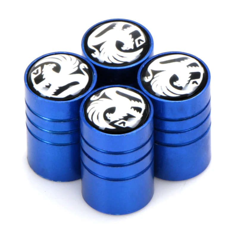 Колпачки клапанов автомобильных шин 4 шт. алюминиевая крышка воздушного клапана