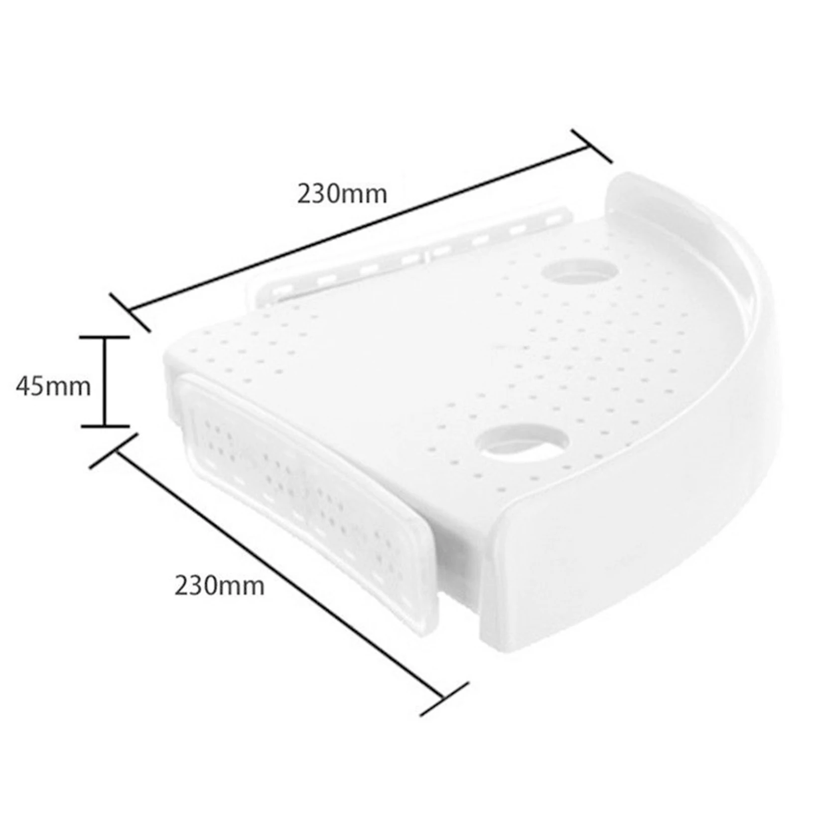 Быстрая фиксация угловая защелкивающаяся полка до 4 кг легкая Настенная Ванная