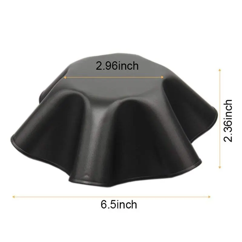 Large Non-Stick Fluted Tortilla Shell Pans Taco Salad Bowl Makers Carbon Steel Set Of 4 Tostada Bakers | Дом и сад