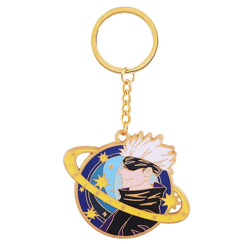 

Anime Jujutsu Kaisen Gojo Itadori Yuji Satoru Badge Souvenir Button Brooch Pin Keychain Bag Charm Medal Decor Metal Cosplay Gift