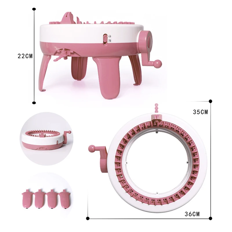 Горячие 40 игл большой размер вязание ткацкий станок DIY шарф шляпа ручного