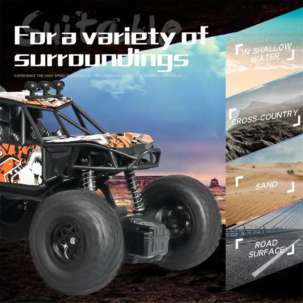 S 003 1/20 весы 2 4 ГГц 4WD высокая скорость RC Гусеничный альпинист Багги внедорожный