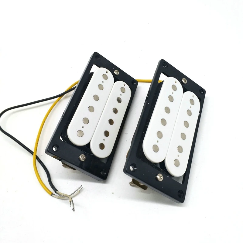 

Replacement Double Coil Humbucker Pickups for Electric Guitar Parts White