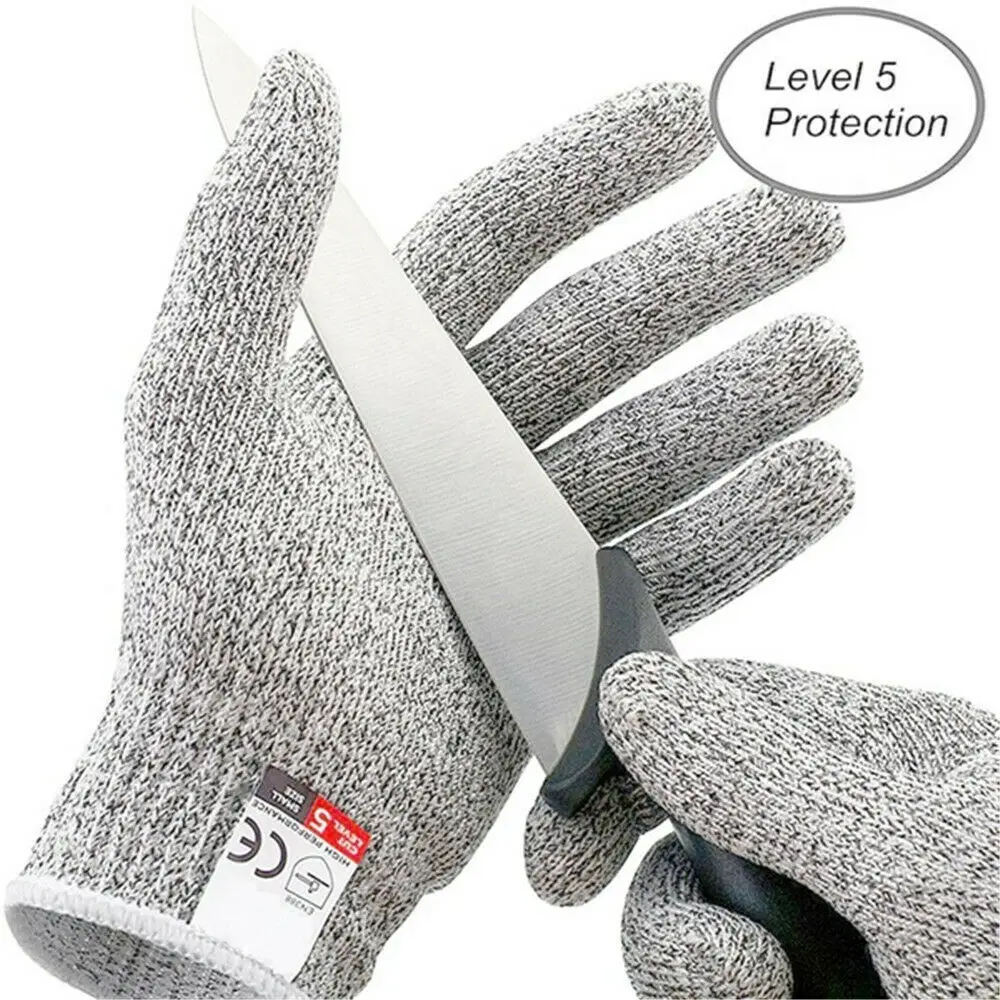 

Industrial Tools HPPE Cut Resistant Gloves Level 5 Protection High Performance Multifunctional Household Garden Gloves S~XL Tool
