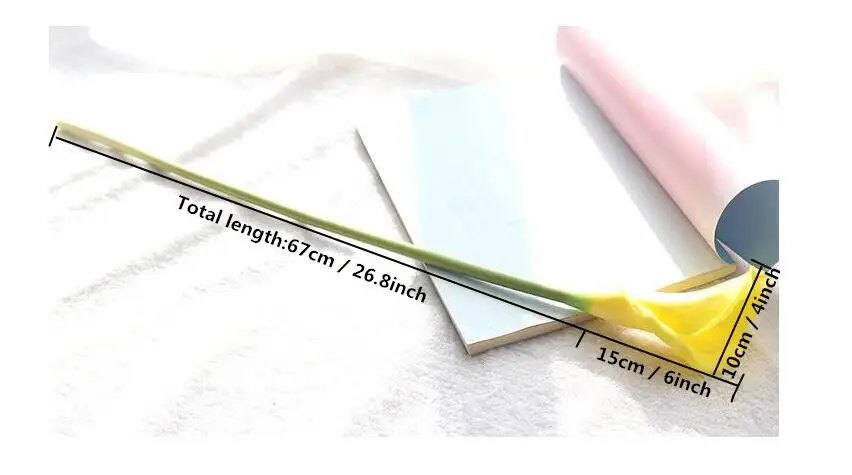 Большой 67 см HQ настоящие прикосновения Калла лилия Искусственные цветы для