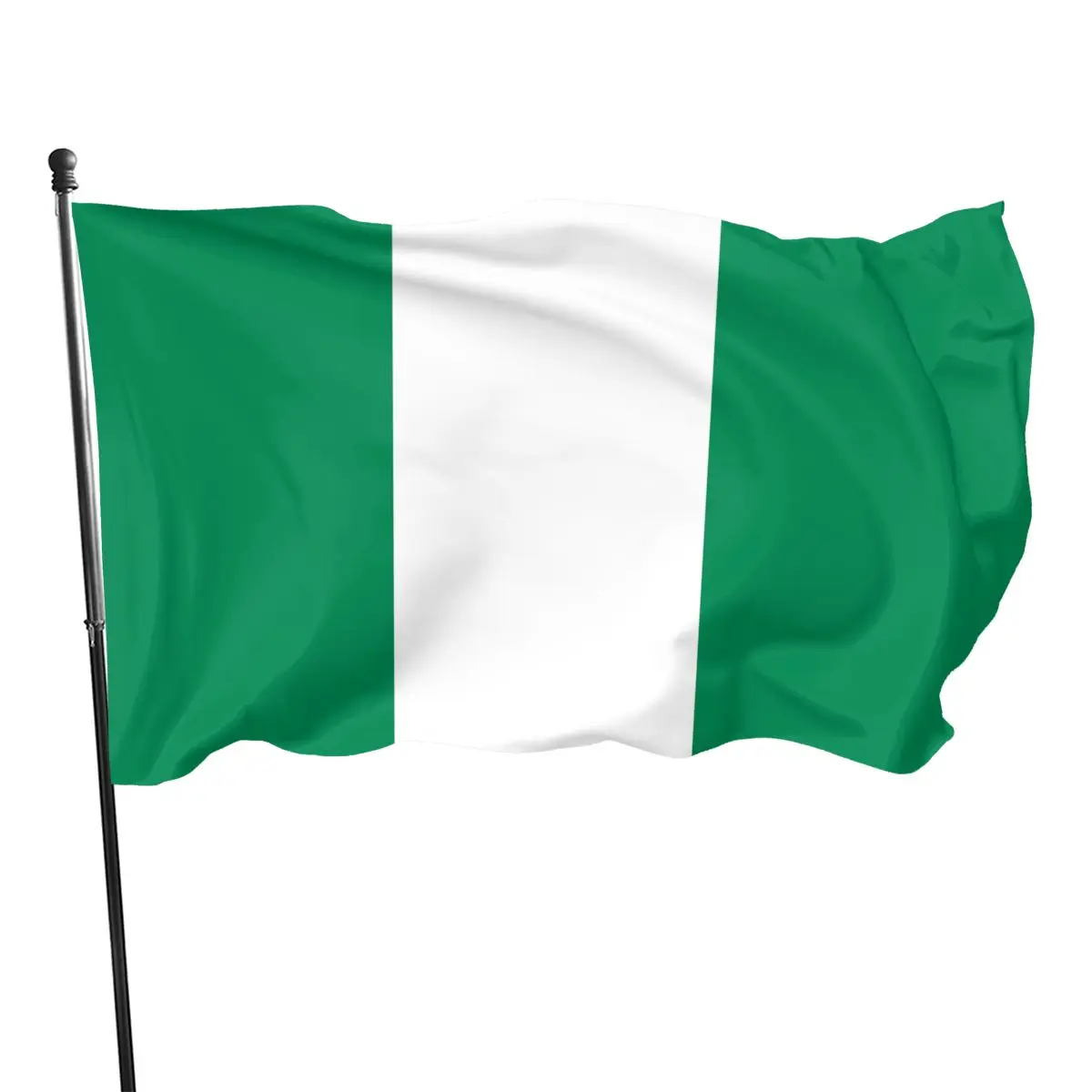 

90cmX150cm Green White NGA NG Nigeria Flag Indoor And Outdoor Decorative Flags