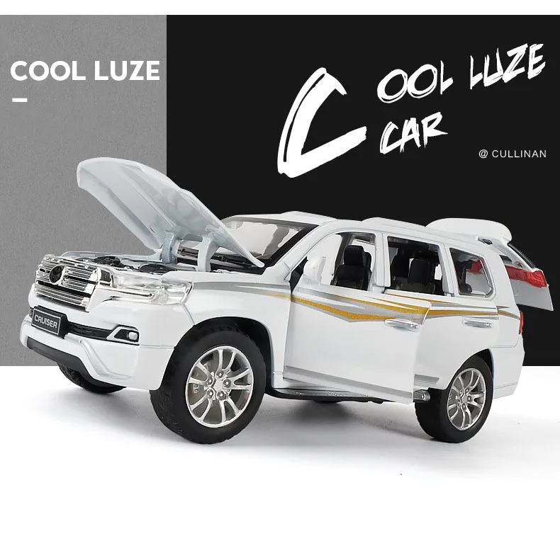Игрушечный автомобиль TOYOTA LAND CRUISER Prado металлическая игрушечная машинка из сплава