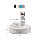 Электрический вращающийся круг с дистанционным управлением, автоматическая подставка для фотографирования с угломскоростью 20 см 20-68 с