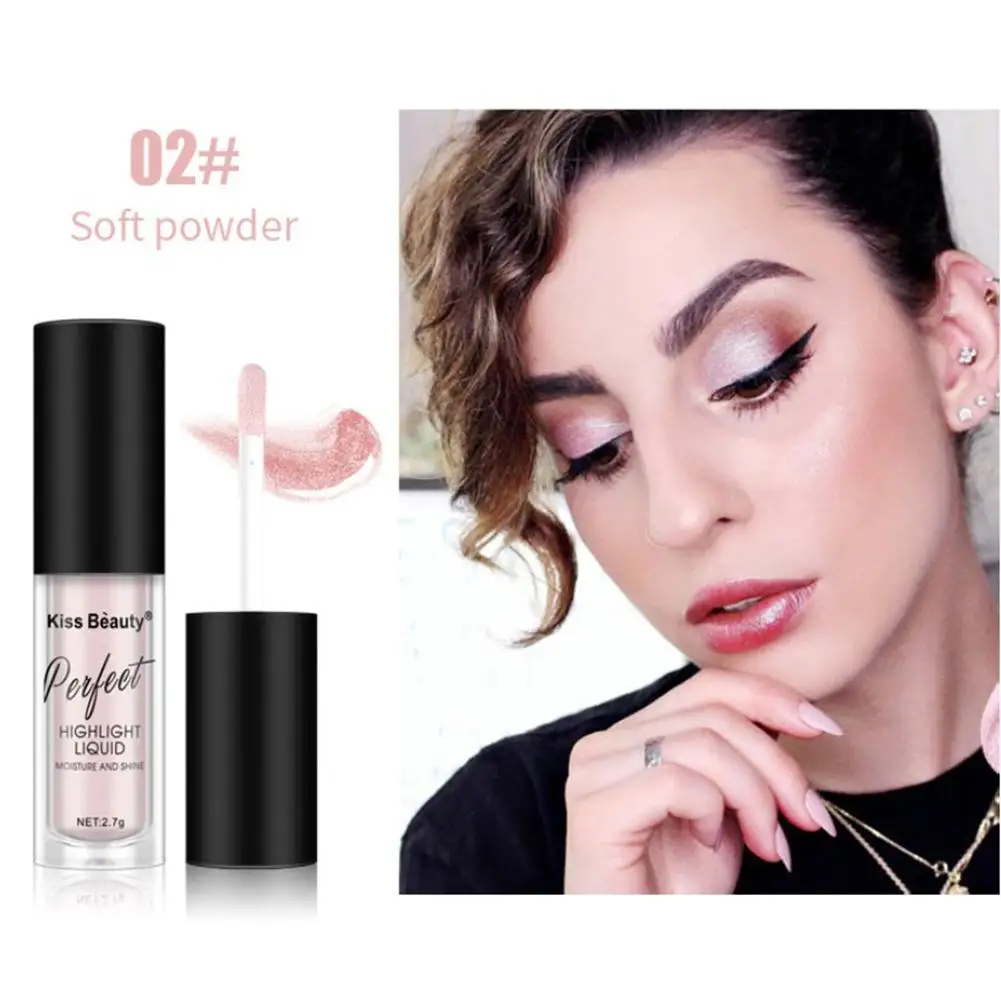 Жидкость для лица хайлайтер осветляющая жидкость с высоким блеском праймер