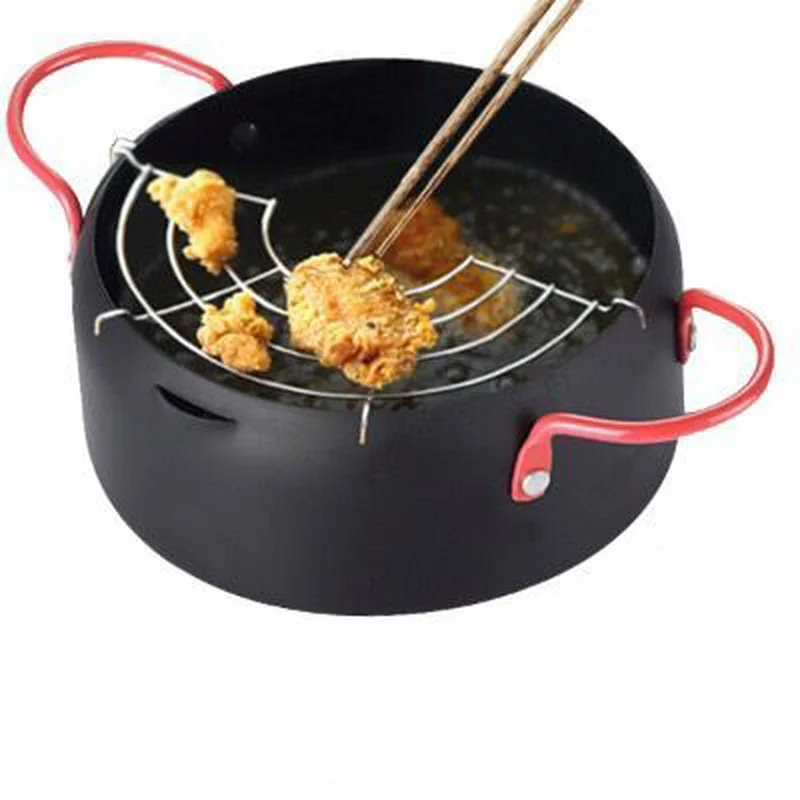 Кухонный горшок 22 см темпура сковорода японский стиль фритюрница питьевые