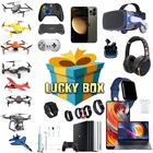 Новинка, коробка на удачу, цифровая электронная таинственная коробка, случайный выбор, несколько цифровых продуктов, возможность открытия наушников для IPhone и т. Д.