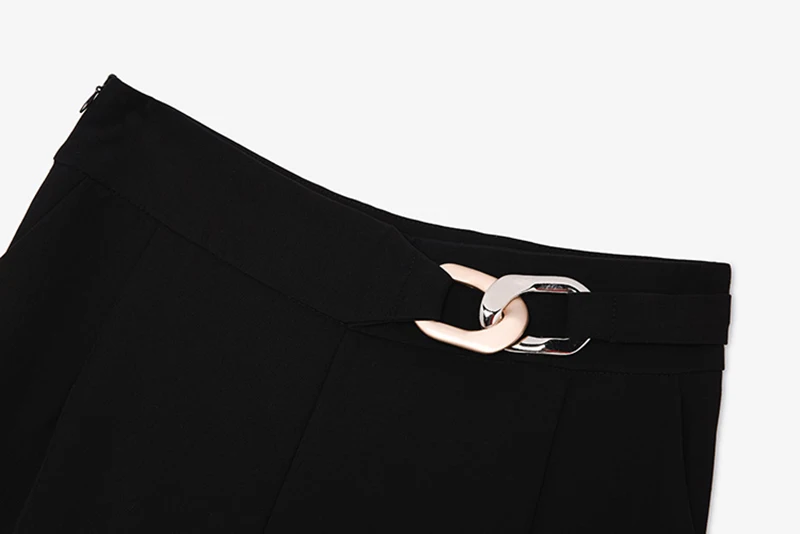 

[EAM] High Waist Black Beige Casual Solid Color Harem Trousers New Loose Fit Pants Women Fashion Spring Autumn 2021 1DD6893