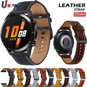 Ремешок кожаный для Huawei Watch gt 2 Pro 46 мм2eHonor Magic 2 46 мм, спортивный сменный Браслет, 22 мм