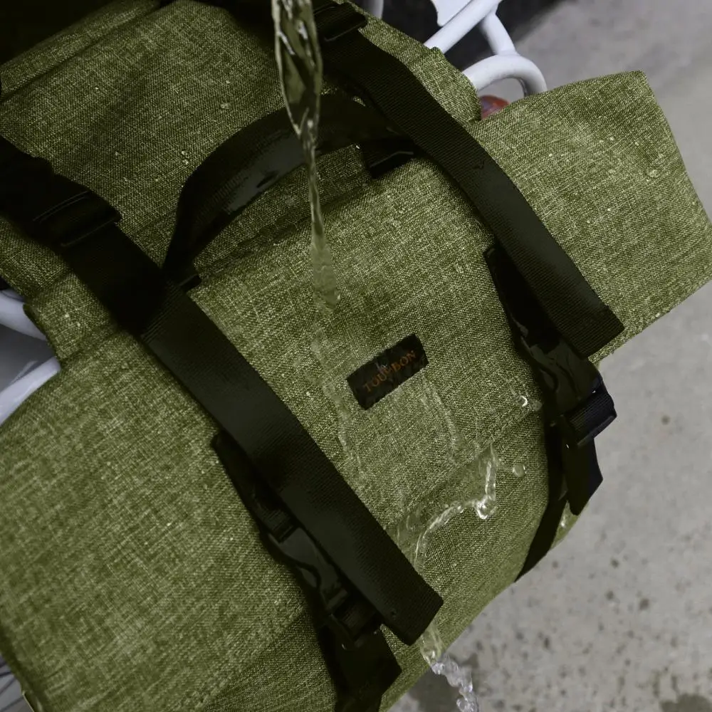 Винтажная велосипедная сумка Tourbon водонепроницаемая уличная на плечо для